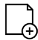 Image of the create a new record button