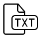 image of export to ASCII button 